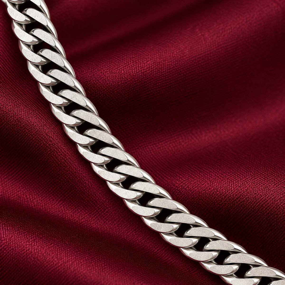 925 Sterling Silver Curb Chain for Men, 22.500 g