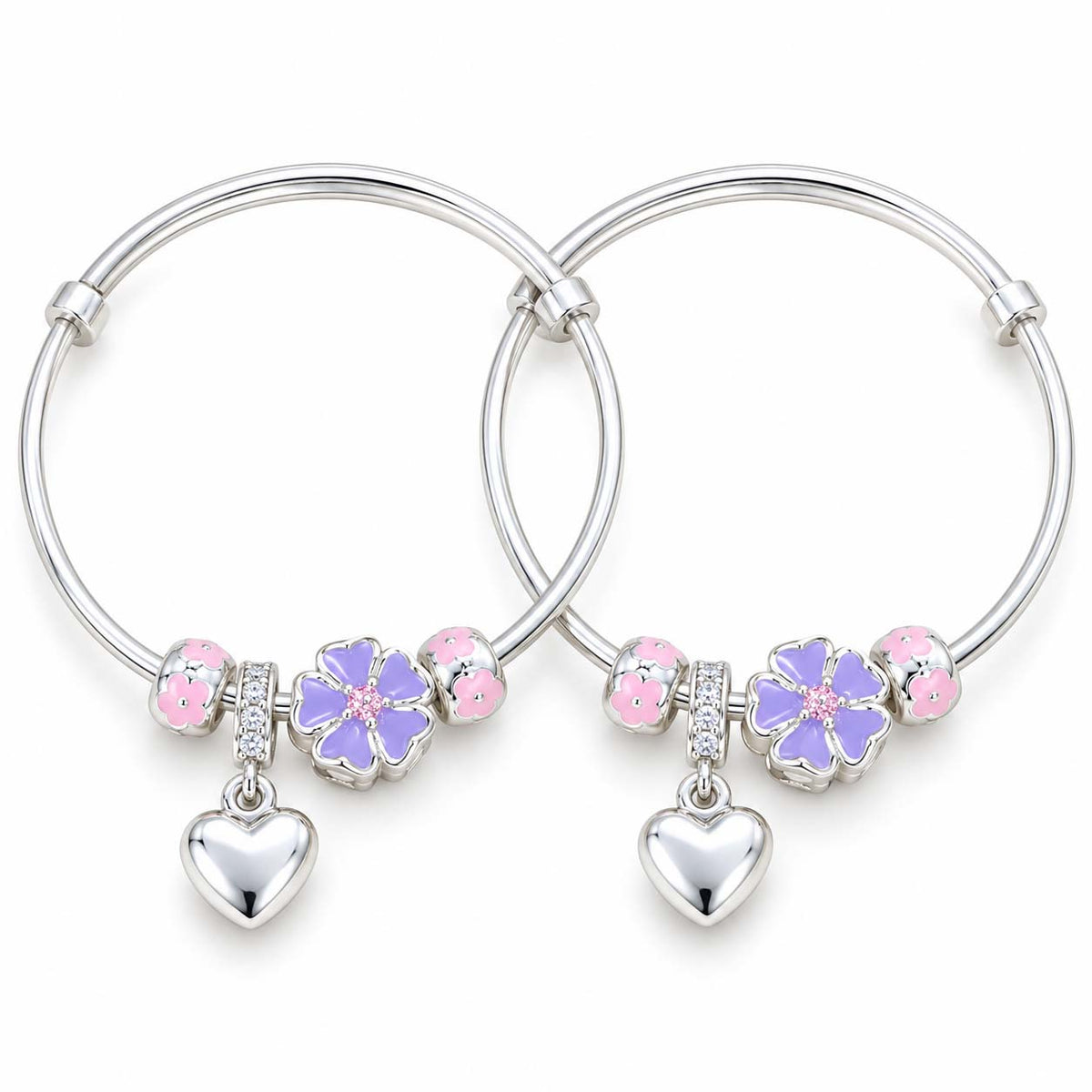 1. Silver Baby Kada Bracelet for Birthday Gifts | Savya Jewels