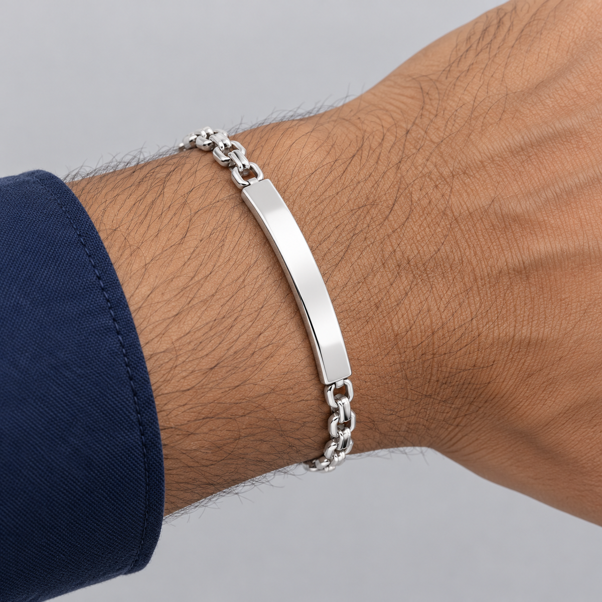17.040 g 925 Sterling Silver Bracelet for Men - Savya Jewels