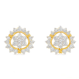 Elegant Daily-Wear Diamond Tops | Savya Jewels | 18-kt-gold