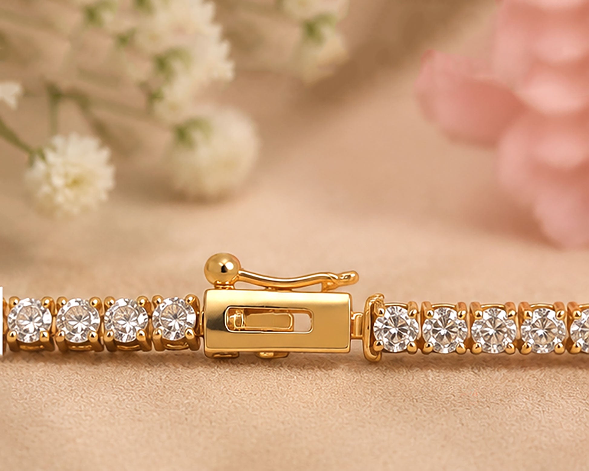 Brilliant Harmony Diamond Tennis Bracelet | IGI Certified | Savya Jewels
