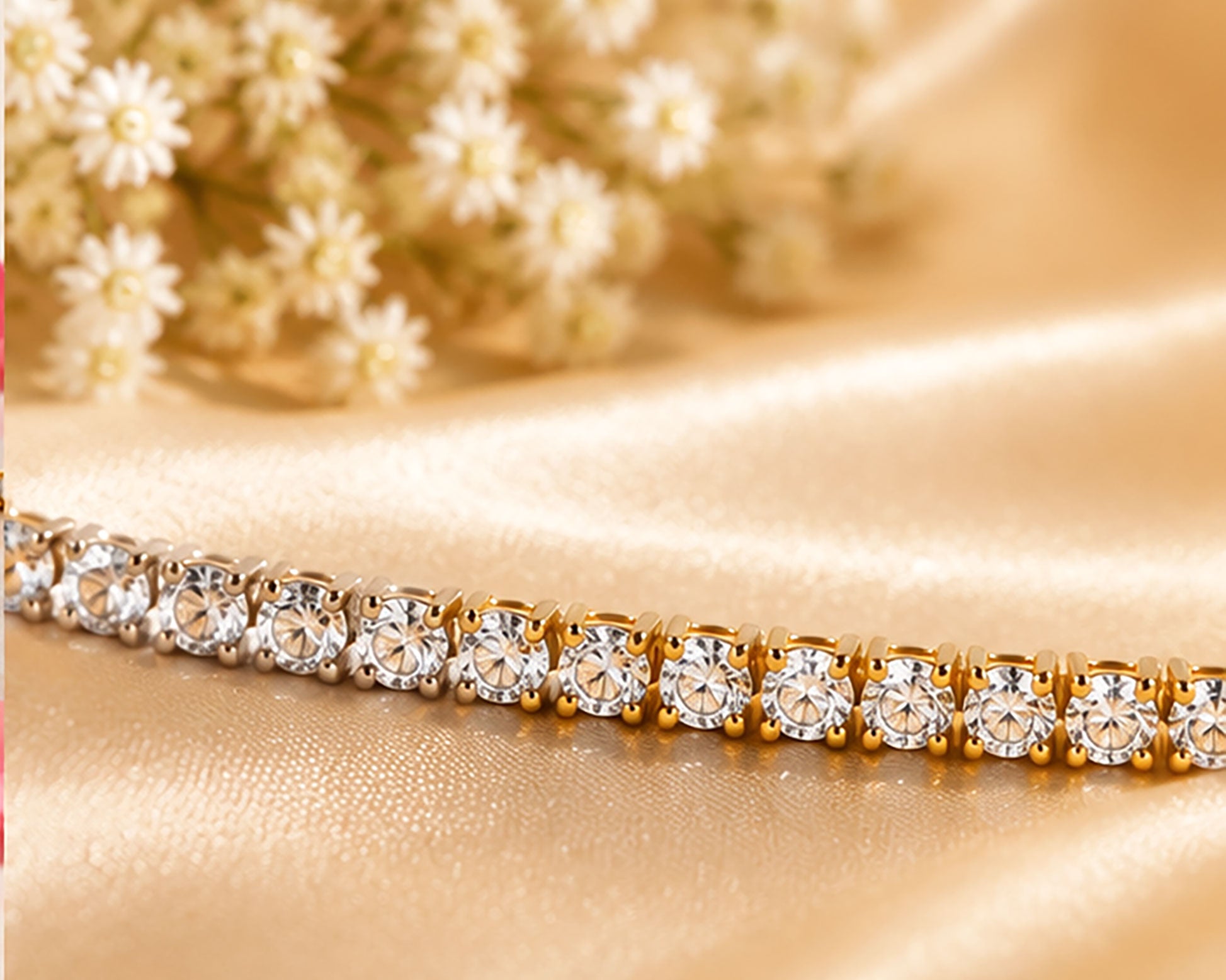 Celestial Brilliance Diamond Tennis Bracelet | IGI Certified | Savya Jewels