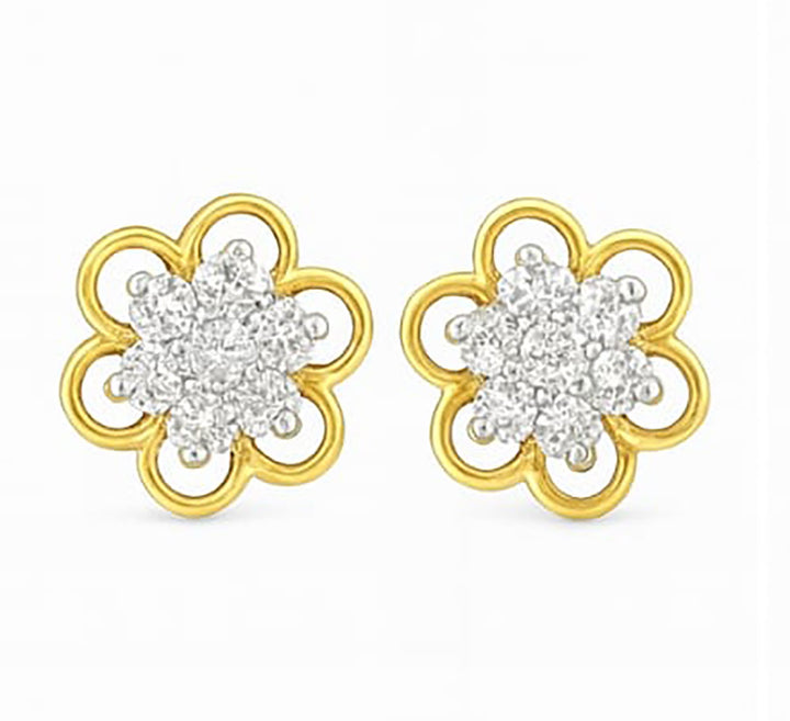 Trendy Gold Diamond Tops for Women | Modern Design | Savya Jewels | 18-kt-gold