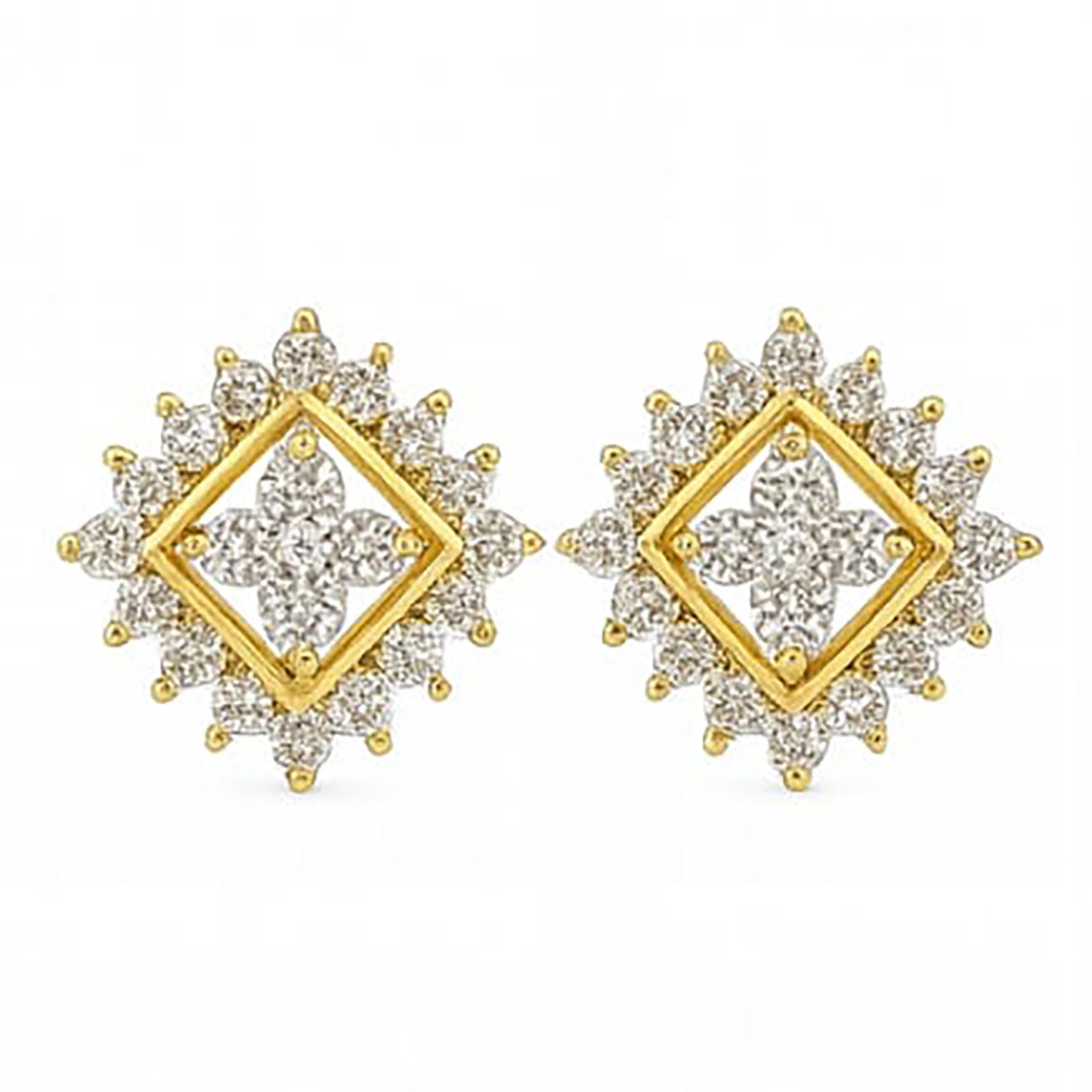 Best Gold Diamond Swirl Design Tops in Meerut | Savya Jewels