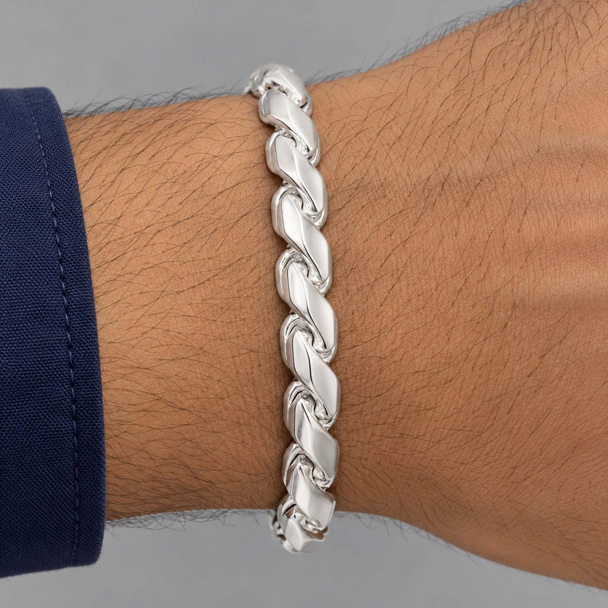 24.000 g 925 Sterling Silver Bracelet for Men - Savya Jewels