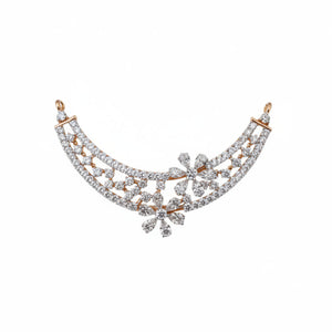 Best Chandrika Bloom Diamond  Double Kunda Pendant in Meerut | Savya Jewels