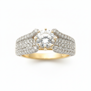 Best Everyday Classic White Gold Diamond Ring in Meerut | Savya Jewels