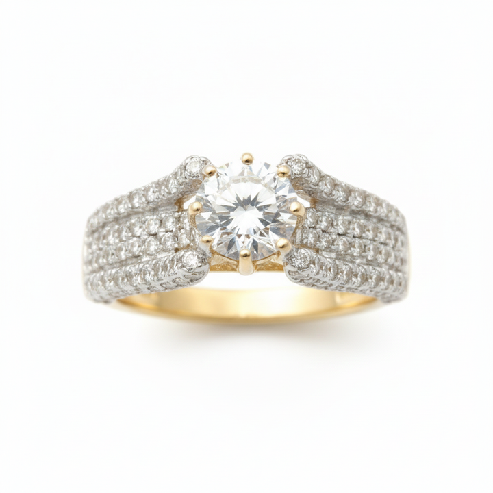 Best Everyday Classic White Gold Diamond Ring in Meerut | Savya Jewels