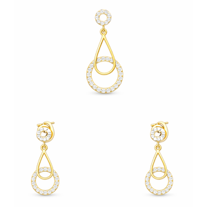 Best Eternal Circle Diamond Pendant Set in Meerut | Savya Jewels