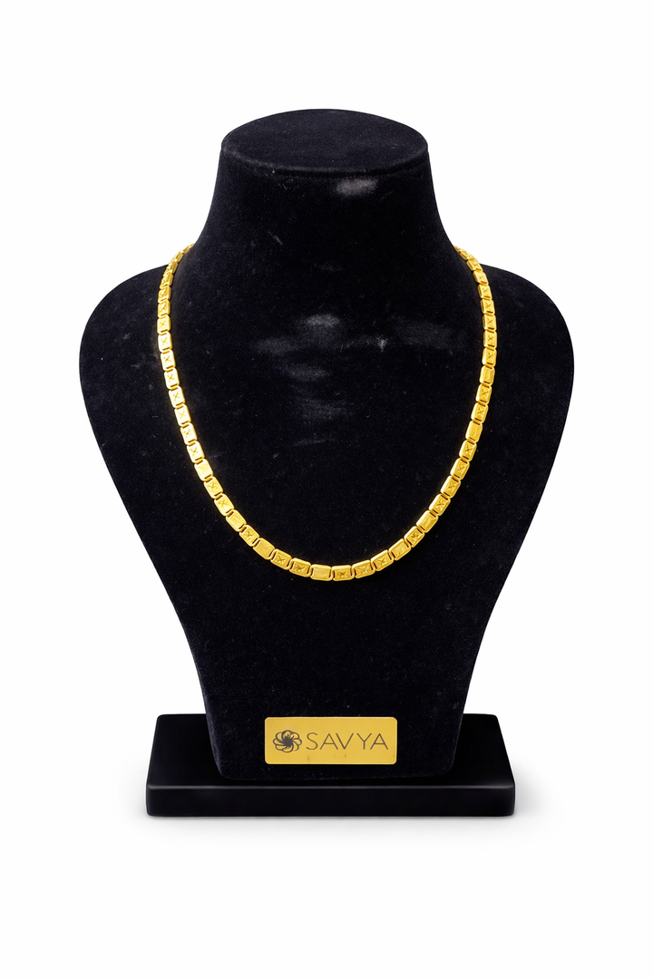 Tulip Link Gold Chain