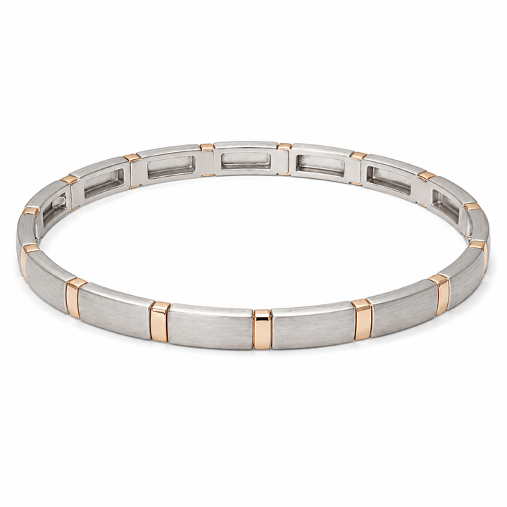 Platinum & Gold Men's Chain Bracelet | Pt950 & 18Kt | Savya Jewels