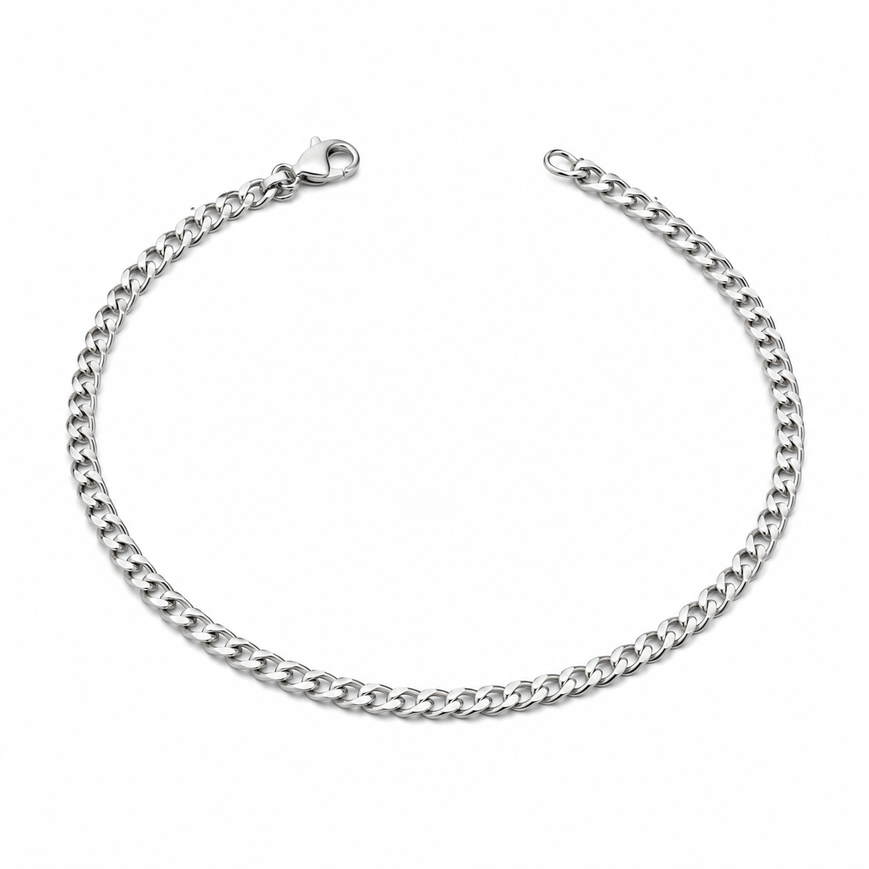 Platinum Men's Chain Bracelet Pt950 | 9.86g