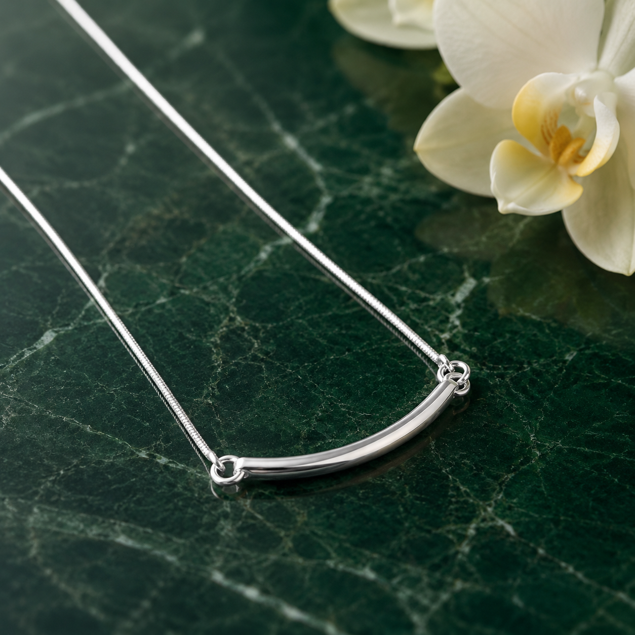Platinum Chain with Pendant for Women