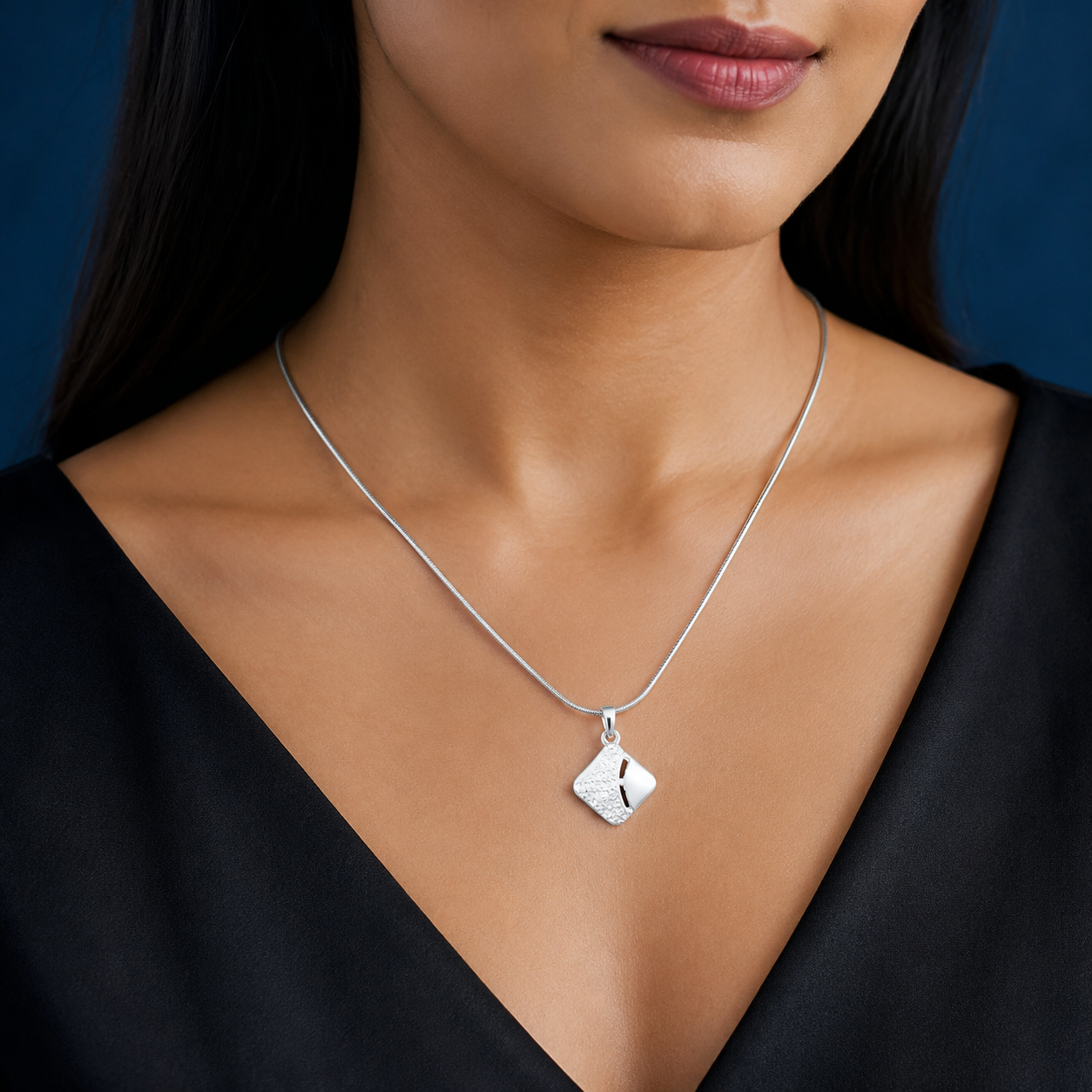 Platinum Chain with Pendant for Women
