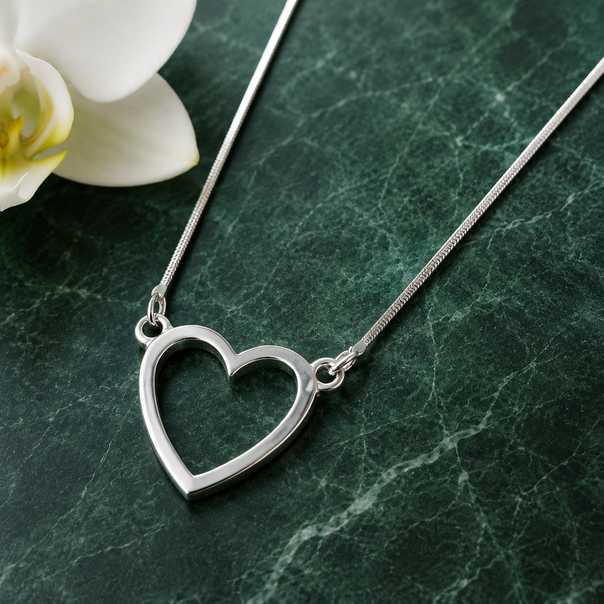 Platinum Chain with Pendant for Women