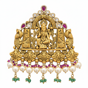 Ram Darbar Temple Pendant Close-up
