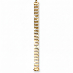 Retouched Diamond Chain Bracelet