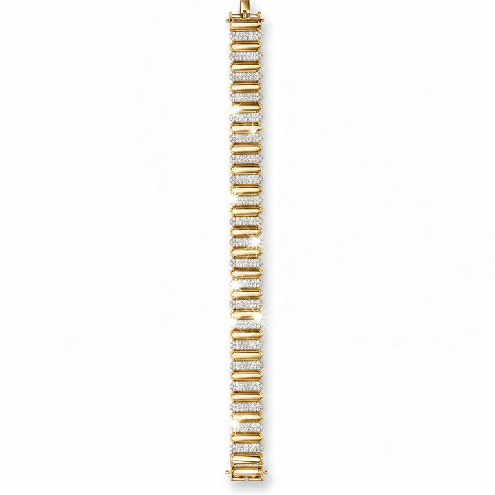 Retouched Diamond Chain Bracelet