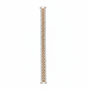 Retouched Panther-Link Diamond Bracelet