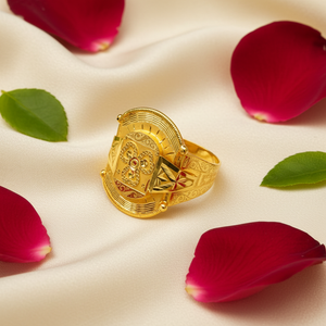 Satin & Rose - Gents Dome Filigree Ring