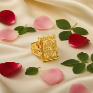 Satin & Rose - Gents Ganesh Gold Ring