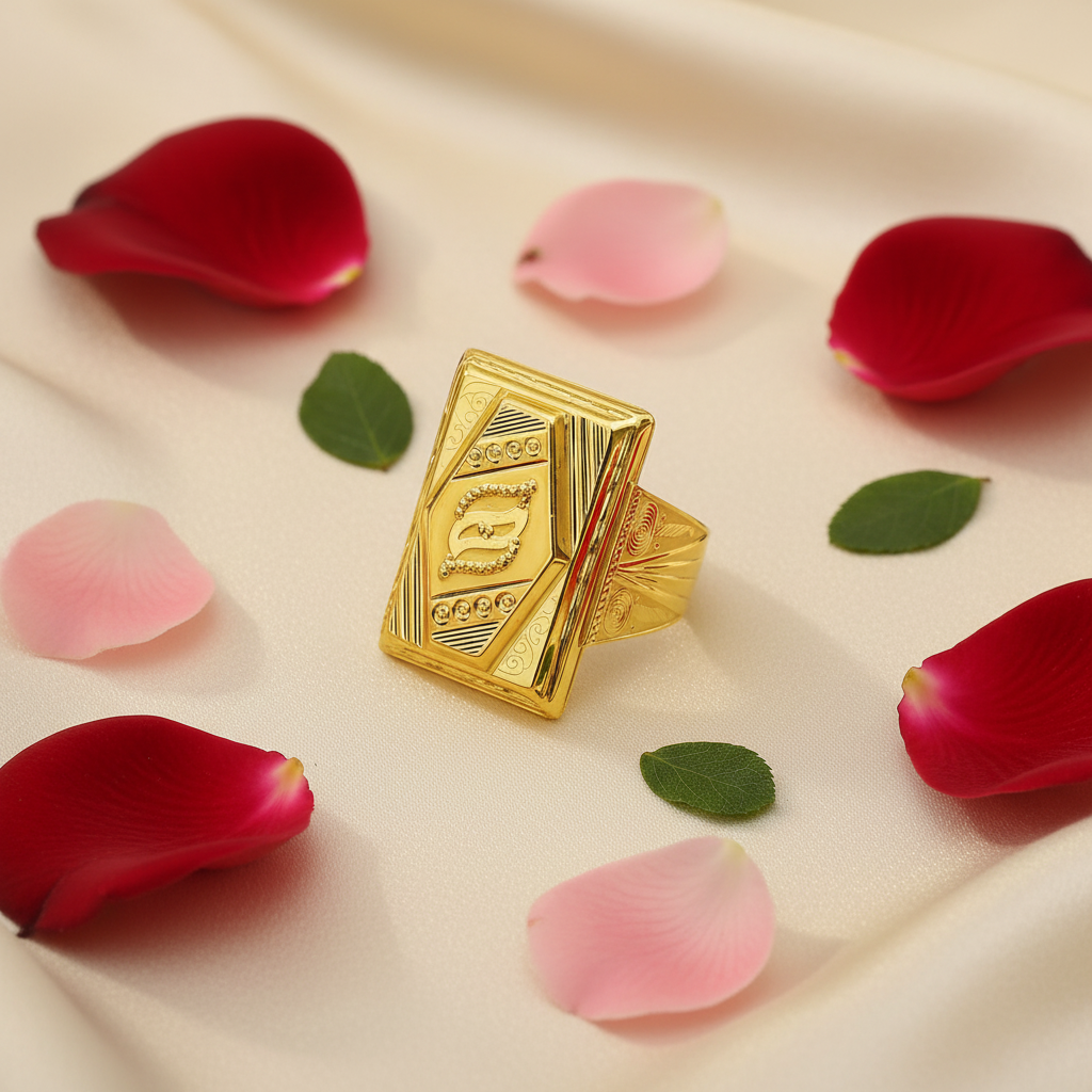 Satin & Rose - Gents Om Tapered Ring